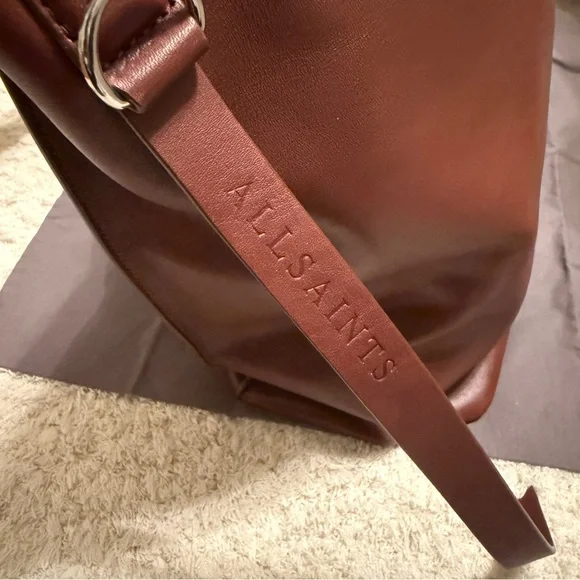 All Saints Paradise North South Leather Tote - Picture 13 of 14